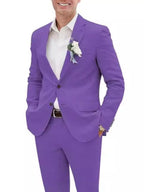 Herrenanzug aus Leinen im Slim Fit mit lässigem Stil
