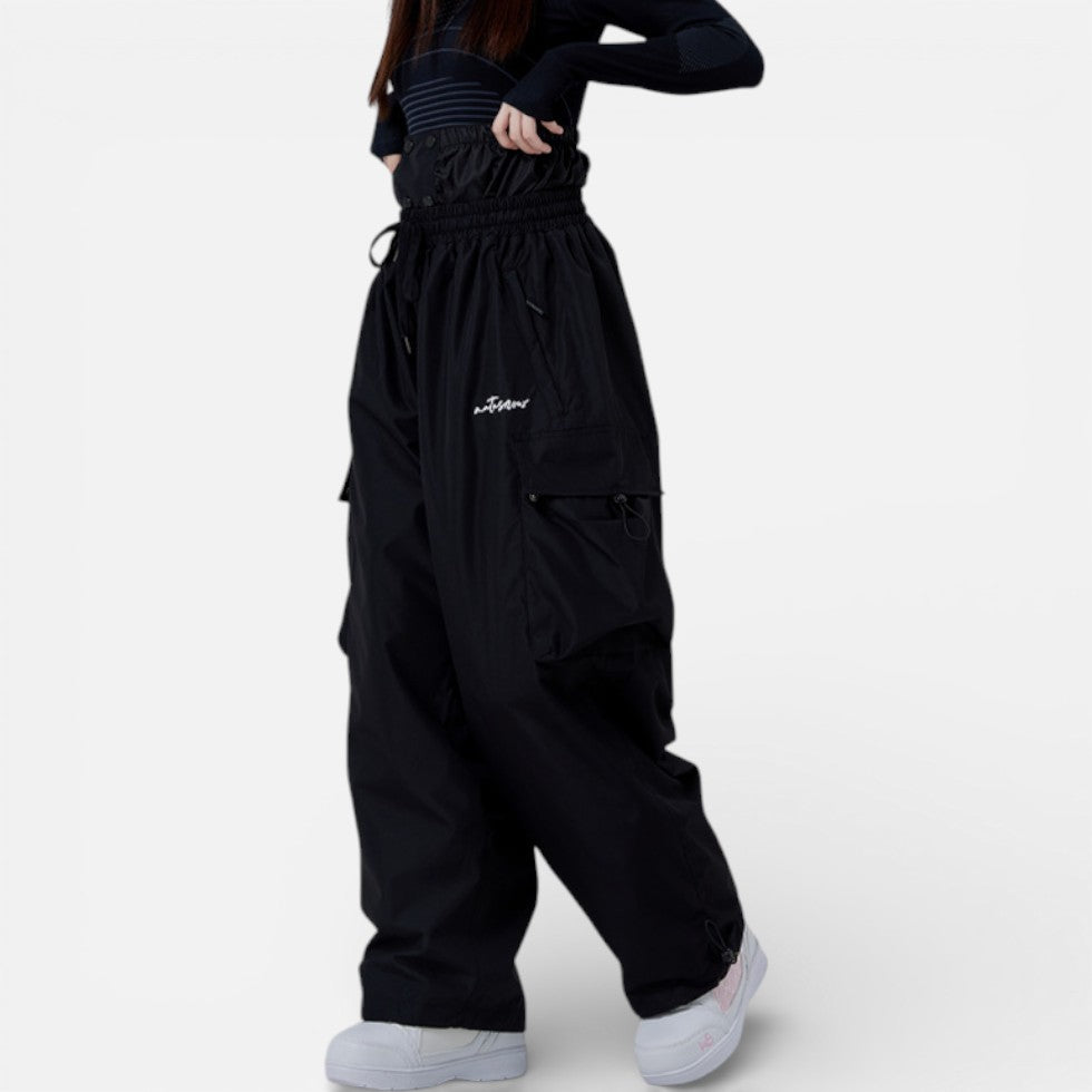 Damen Skihose mit weitem Schnitt und Taschen