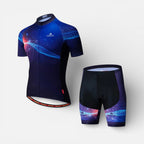 Herren Kurzarm Radsport Set mit Trikot und kurzer Radhose