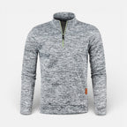 Herren Pullover mit Stehkragen und Reissverschluss