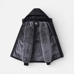 Herren Steppjacke mit Kapuze und weichem Innenfutter