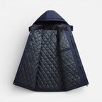 Herren Winterjacke mit Kapuze und warmem Innenfutter