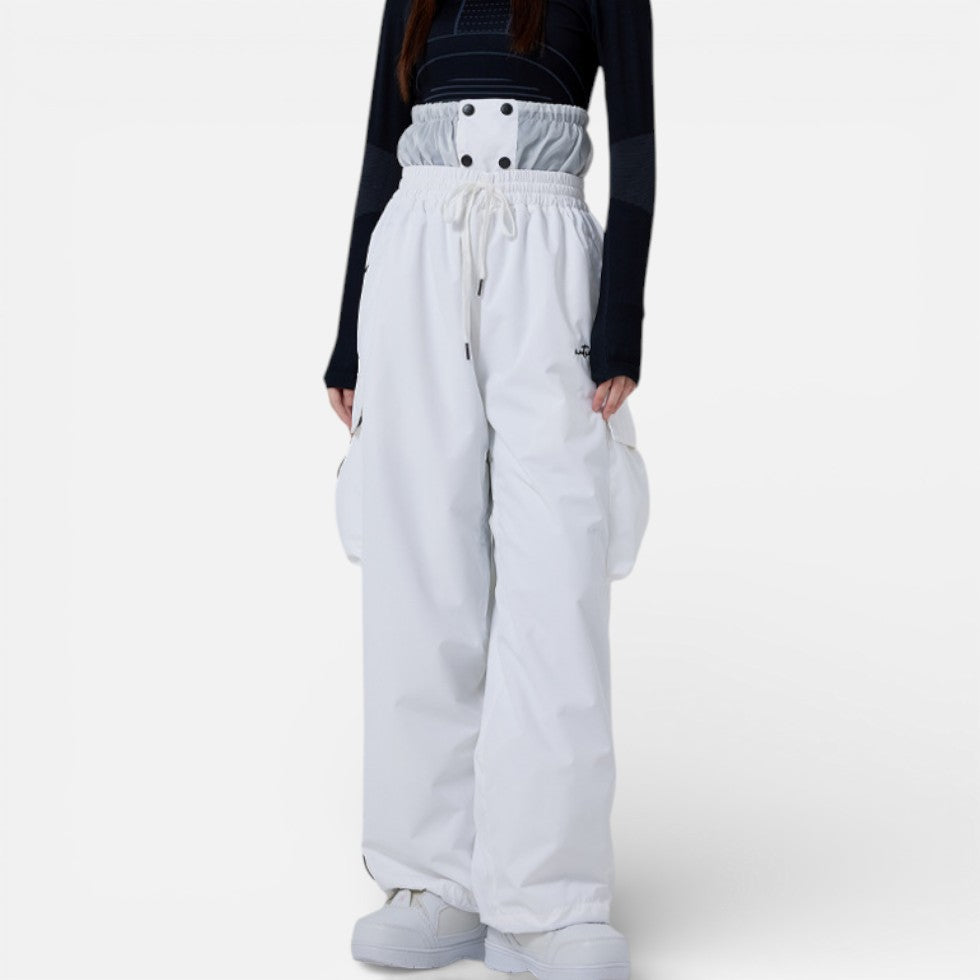 Damen Skihose mit weitem Schnitt und Taschen