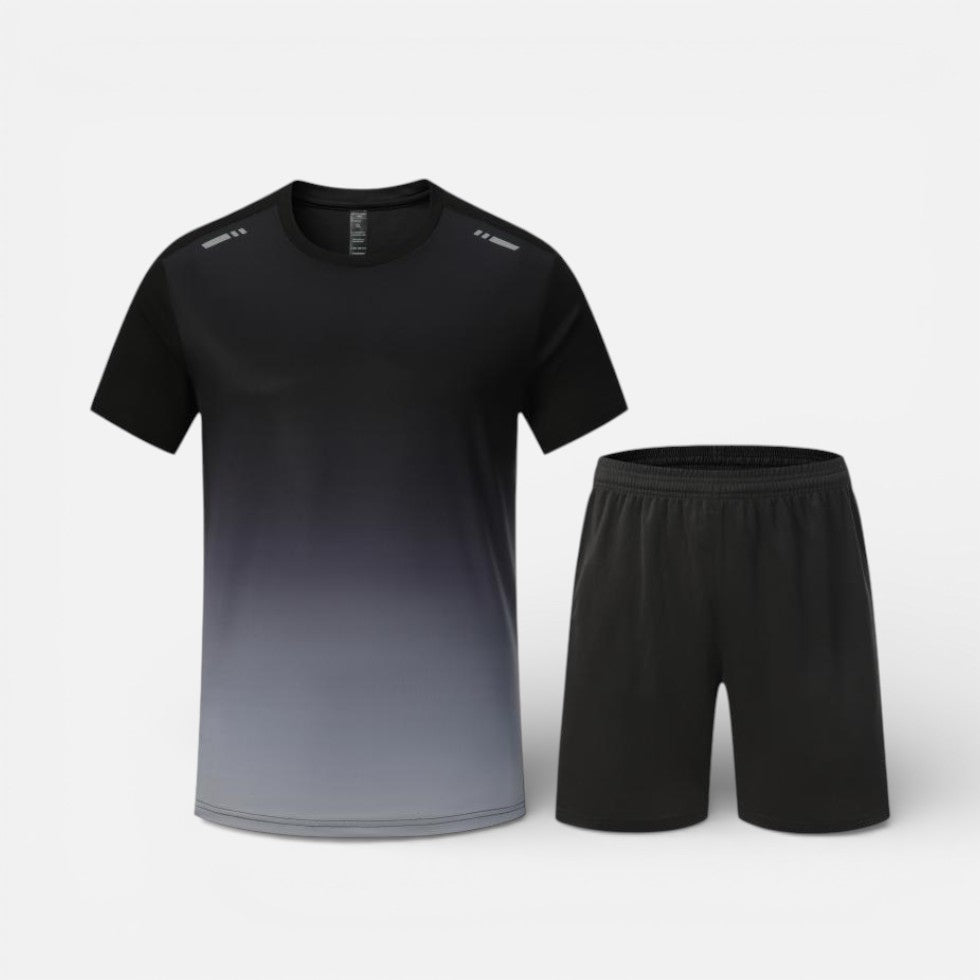 Herren Trainings Set mit kurzarm Shirt und Shorts