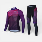 Herren Radsport Set mit langärmligem Trikot und Radhose