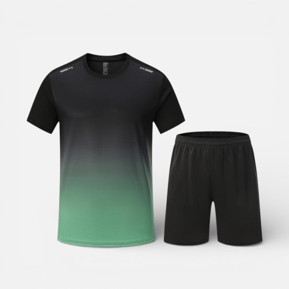 Herren Trainings Set mit kurzarm Shirt und Shorts