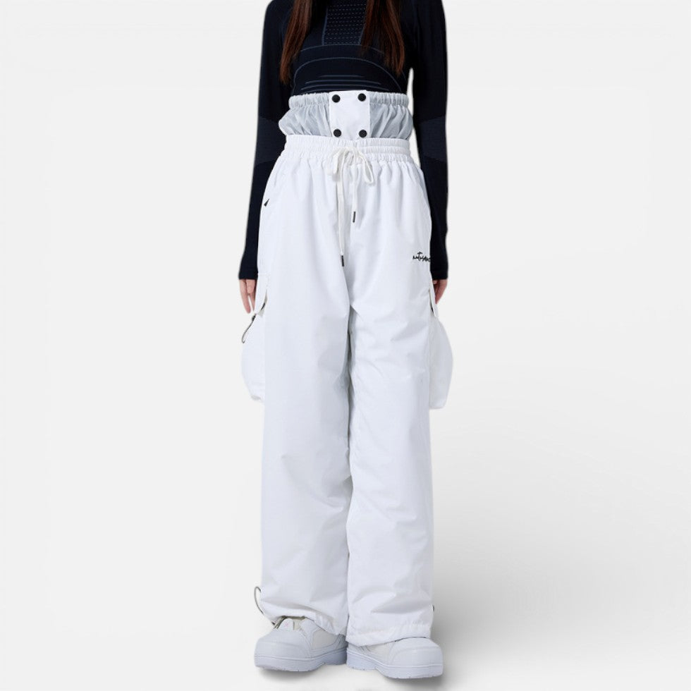 Damen Skihose mit weitem Schnitt und Taschen