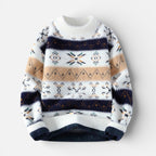 Herren Nordic Strickpullover mit Muster