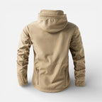 Herren Softshell Jacke mit Kapuze und Reissverschluss