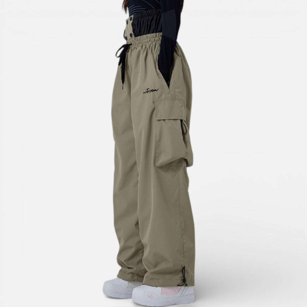Damen Skihose mit weitem Schnitt und Taschen