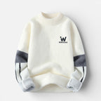 Herren Strickpullover aus Wollmischung mit Rundhalsausschnitt