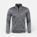 Herren Pullover mit Stehkragen und Reissverschluss