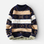 Herren Nordic Strickpullover mit Muster