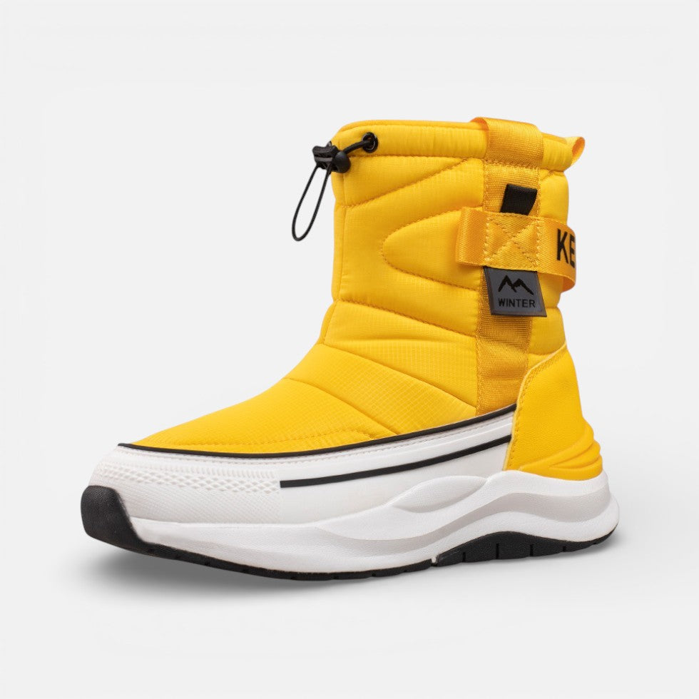 Gefütterte Winterstiefel Herren mit Profilsohle