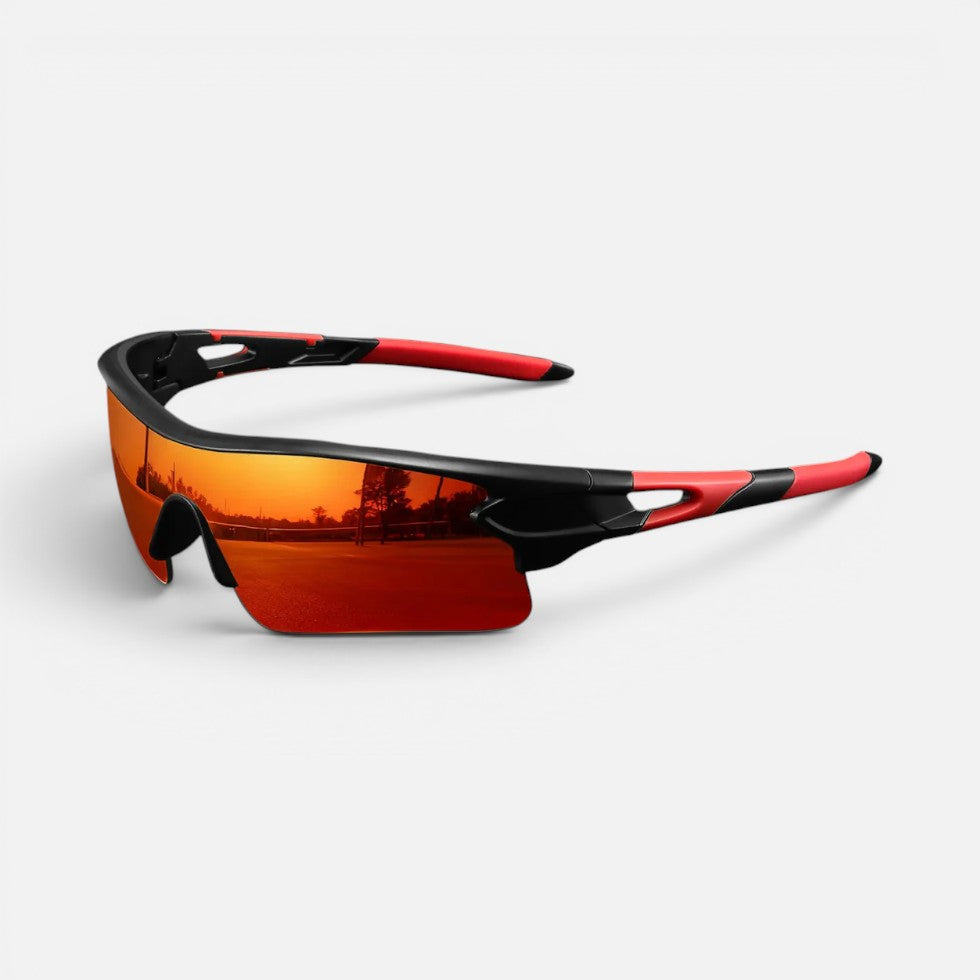 Sportsonnenbrille Verspiegelt Kunststoff Rahmen
