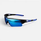 Sports Sunglasses Mirrored Plastic Frame
