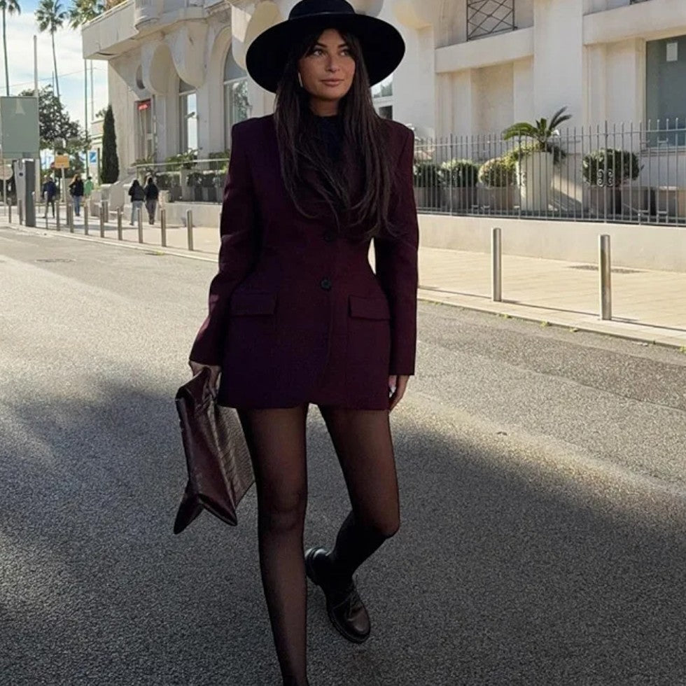 Taillierter Damen Blazer mit Revers