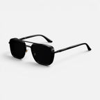 Sonnenbrille Eckig Metall Gestell Verlaufsgläser