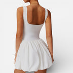 Women's sports dress with skirt and built-in shorts