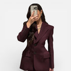 Taillierter Damen Blazer mit Revers