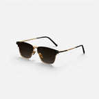 Sonnenbrille Halbrand Metall Gestell Verlaufsgläser