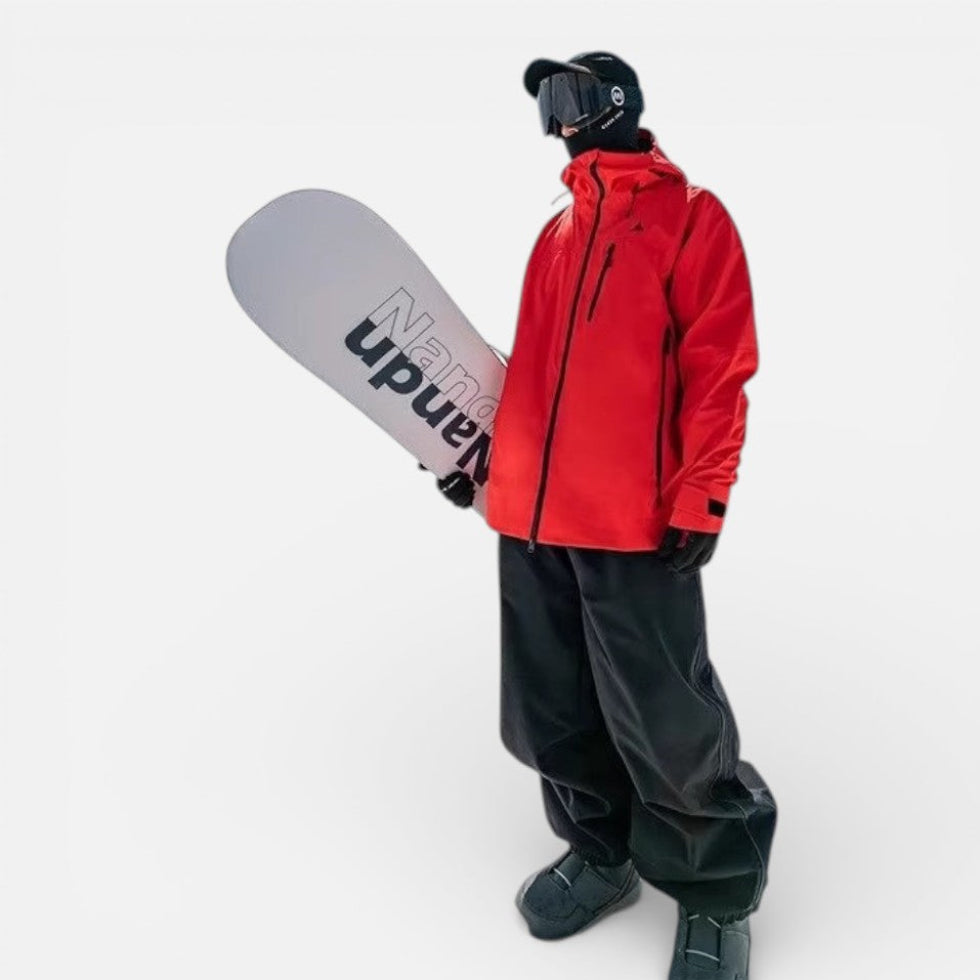 Damen Skihose mit weitem Schnitt und elastischem Bund