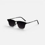 Sonnenbrille Halbrand Metall Gestell Verlaufsgläser