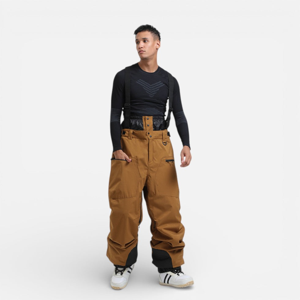 Herren Skihose mit Hosenträgern für Outdoor und Snowboarding