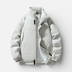 Herren Winterjacke mit Stehkragen und Reissverschluss