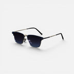 Sonnenbrille Halbrand Metall Gestell Verlaufsgläser
