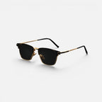 Sonnenbrille Halbrand Metall Gestell Verlaufsgläser