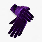 Damen Samthandschuhe – Weiche Winterhandschuhe mit voller Fingerabdeckung, Herbst Winter