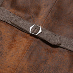 Herren Weste mit Knopfleiste und Hosenträgern