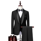 Slim-Fit-Anzugset als Dreiteiler für Herren