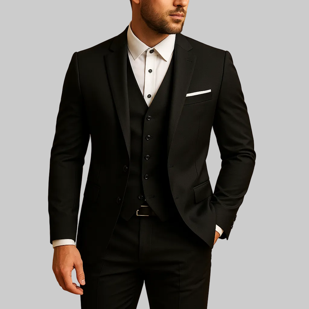 Slim-Fit-Herrenanzug für Hochzeiten und formelle Anlässe