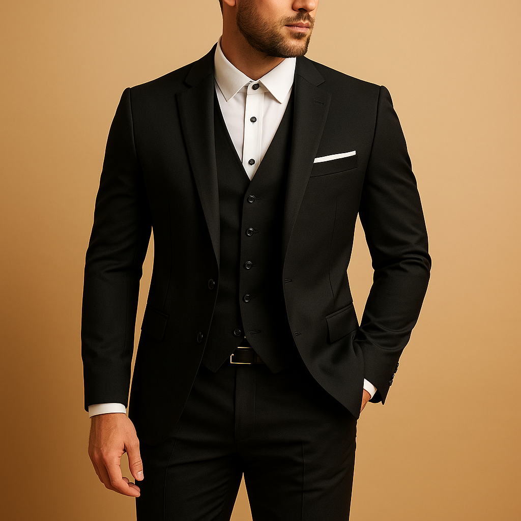 Slim-Fit-Herrenanzug für Hochzeiten und formelle Anlässe