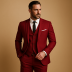 Slim-Fit-Herrenanzug für Hochzeiten und formelle Anlässe