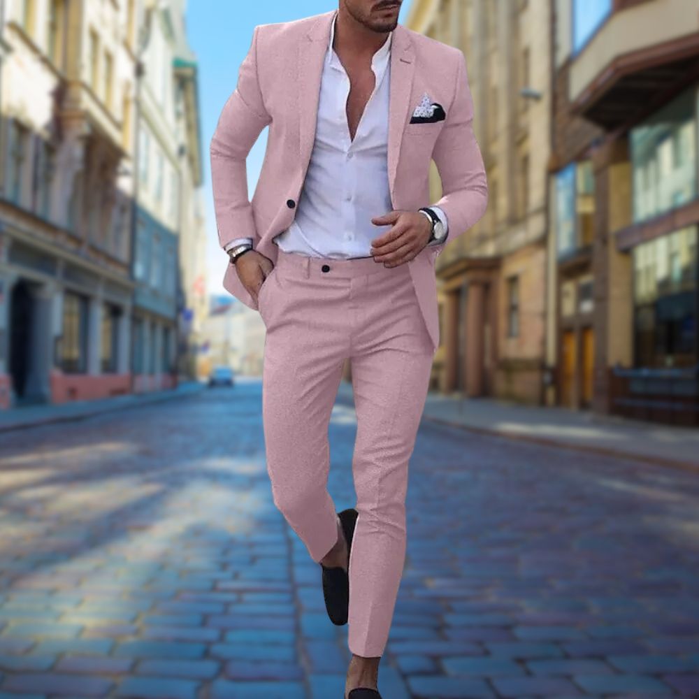 Slim-Fit-Herrenanzug für Hochzeitsgäste