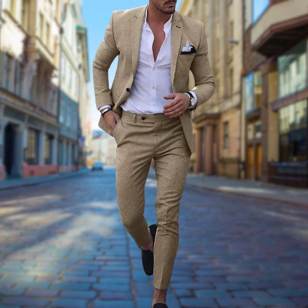 Slim-Fit-Herrenanzug für Hochzeitsgäste