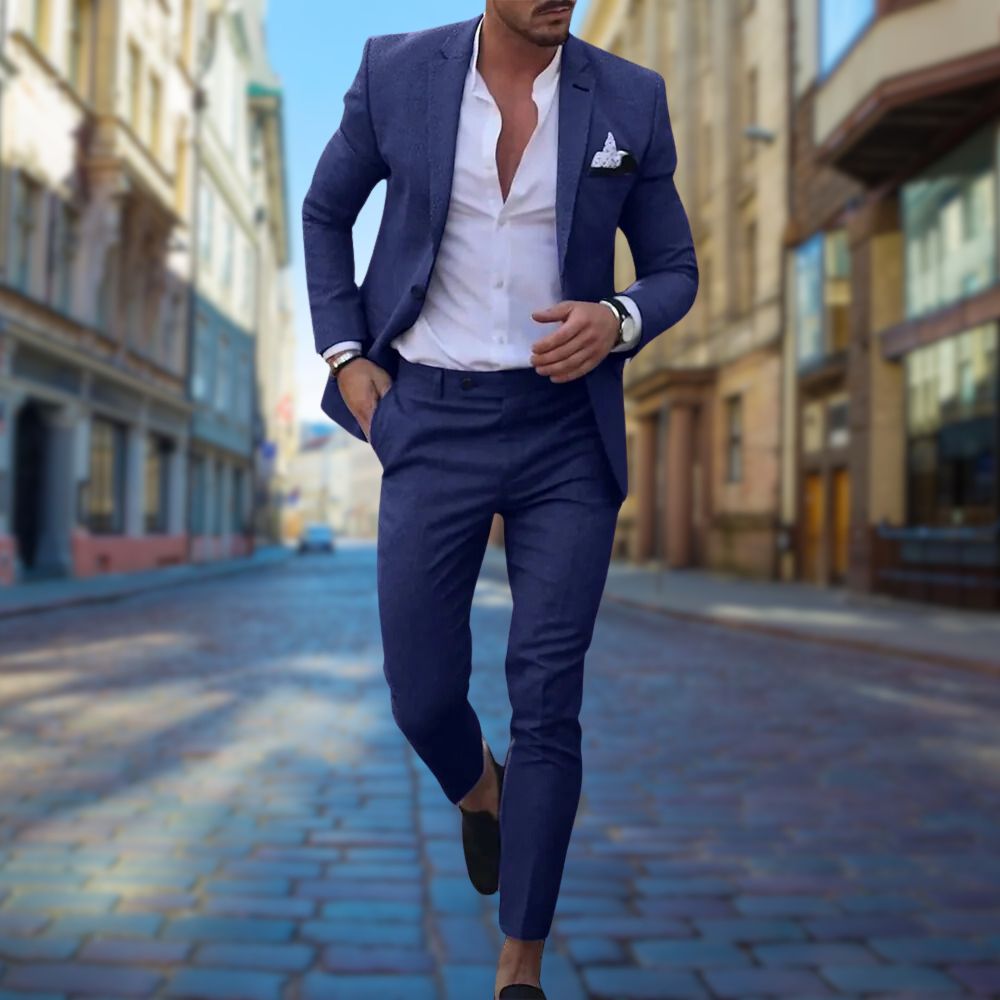 Slim-Fit-Herrenanzug für Hochzeitsgäste