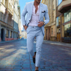Slim-Fit-Herrenanzug für Hochzeitsgäste