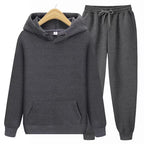 Unisex Hoodie- und Jogginghosen-Set mit weichem Material und lockerer Passform
