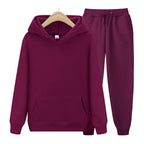 Unisex Hoodie- und Jogginghosen-Set mit weichem Material und lockerer Passform
