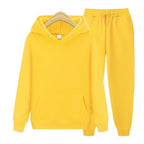 Unisex Hoodie- und Jogginghosen-Set mit weichem Material und lockerer Passform
