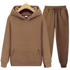 Unisex Hoodie- und Jogginghosen-Set mit weichem Material und lockerer Passform