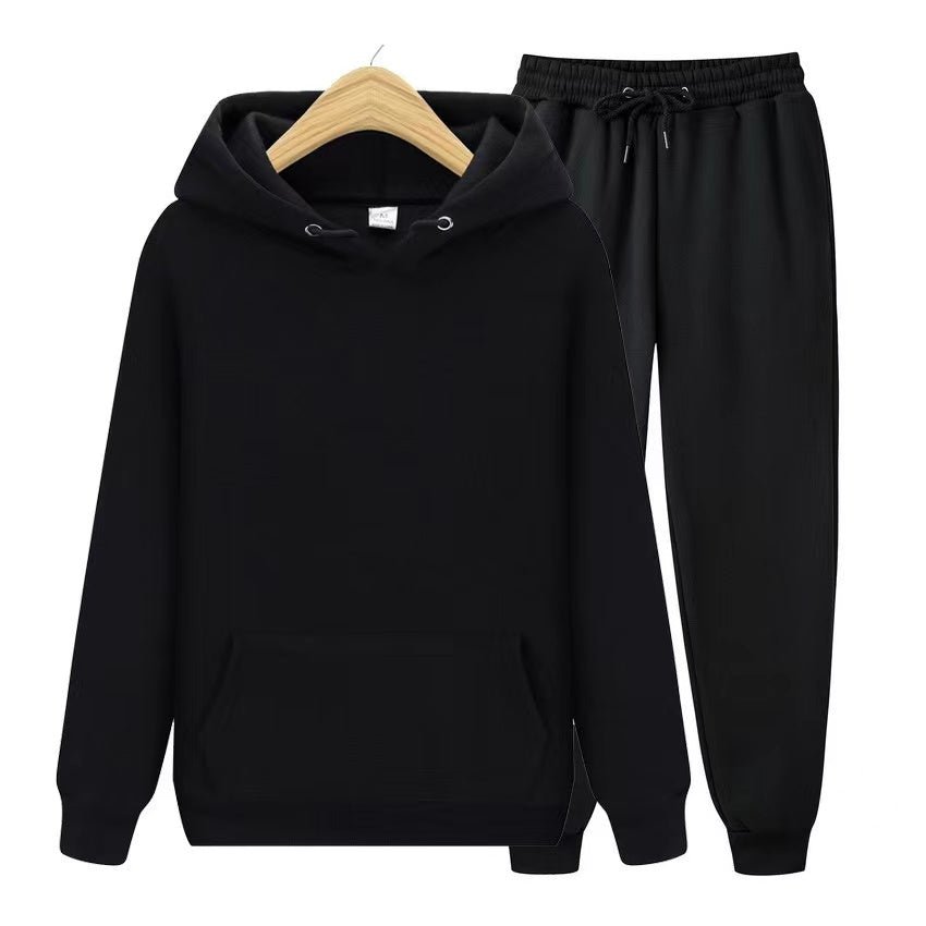 Unisex Hoodie- und Jogginghosen-Set mit weichem Material und lockerer Passform