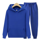Unisex Hoodie- und Jogginghosen-Set mit weichem Material und lockerer Passform