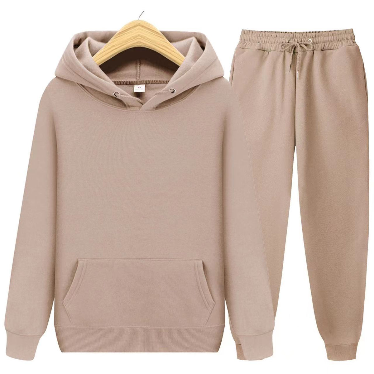 Unisex Hoodie- und Jogginghosen-Set mit weichem Material und lockerer Passform