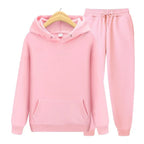 Unisex Hoodie- und Jogginghosen-Set mit weichem Material und lockerer Passform