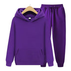 Unisex Hoodie- und Jogginghosen-Set mit weichem Material und lockerer Passform
